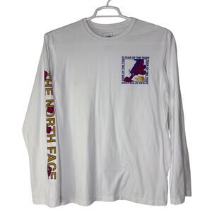 The North Face Men's Medium Shirt Year Of The Tiger Long Sleeve White Utility